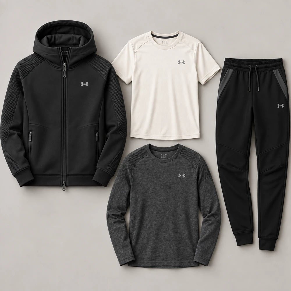 Athletic Hoodie Jogger Set